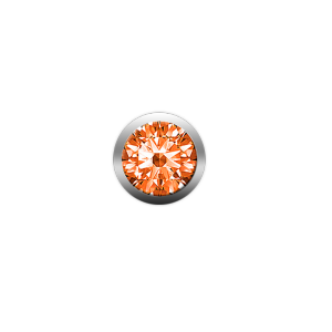 Orange Safir - Element til Collect ur