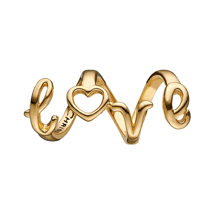 Love Spelling Forgyldt - Til Læderarmbånd Christina Jewelry & Watches