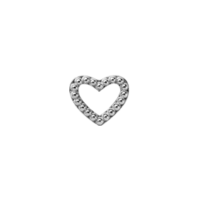 Heart Dots - Silver