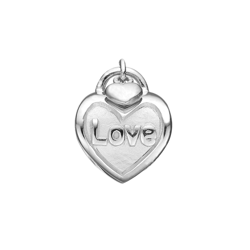 Love Lock Silver - Til Læderarmbånd Christina Jewelry & Watches
