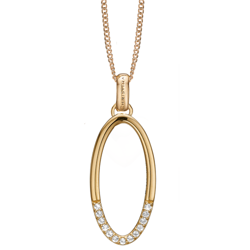 Oval Forgyldt - Christina Jewelry & Watches