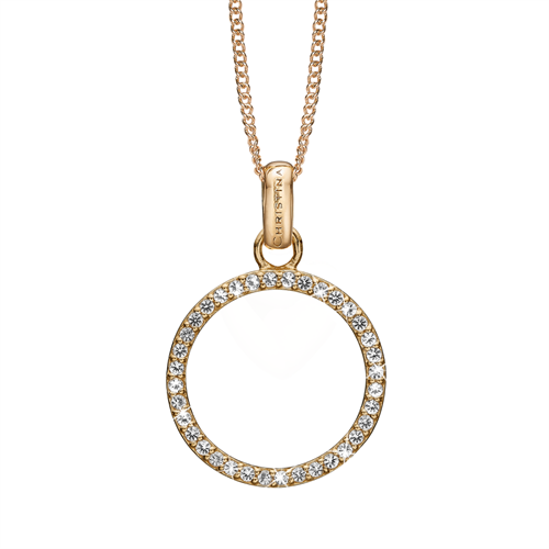 Big Topaz Circle Forgyldt - Christina Jewelry & Watches