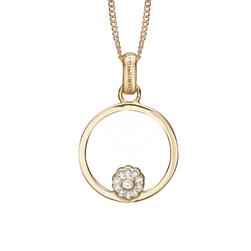 Marguerite Circle  Silver - Christina Jewelry & Watches