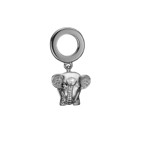 Diamond Elephant - 14 Kt. Hvidguld 585 0,03 Ct Diamant