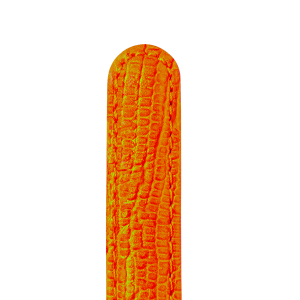 Orange 16 mm - Læder urrem
