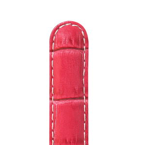 Pink 16 mm - Læder urrem