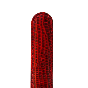 Rød 16 mm - Læder urrem