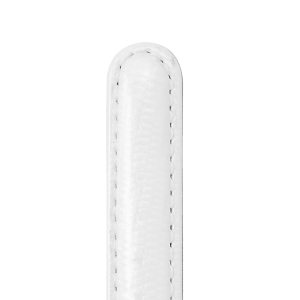 Hvid 18 mm - Læder Urrem