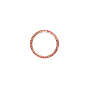 Topring 32 mm Pink - Forgyldt