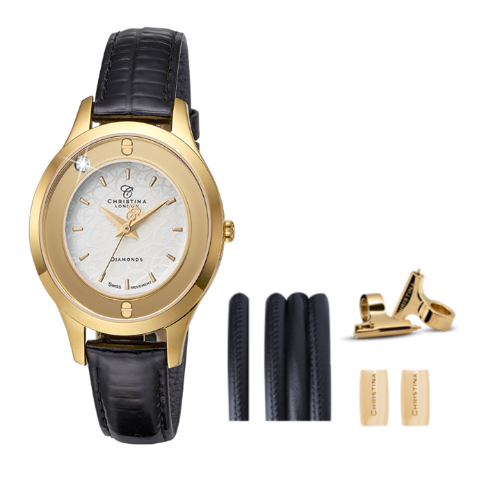 Collect ur  + Watch Cord set - Christina Jewelry & Watches 311GWBL